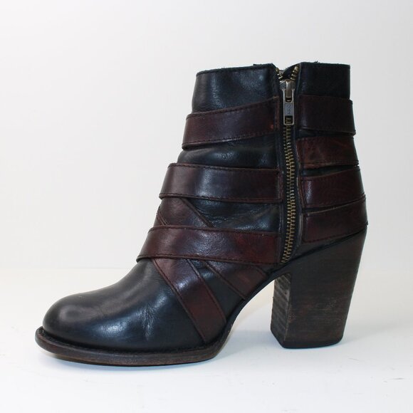Freebird Hustl Ankle Biker Strap Boots (8 US) - Picture 2 of 10